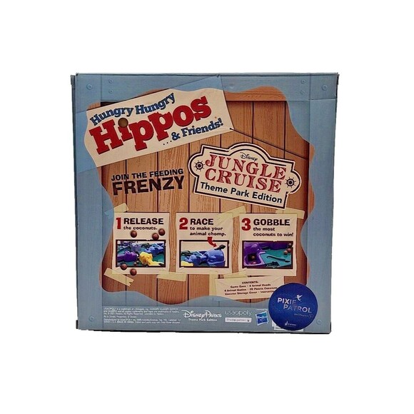 Disney Parks Jungle Cruise Hungry Hungry Hippos Game Theme Park Edition - Picture 2 of 4
